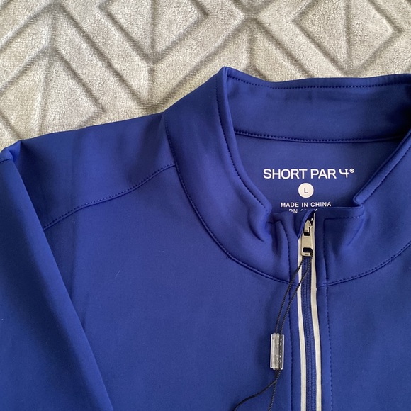 Navy Mens Golf Pull Over - Picture 4 of 6